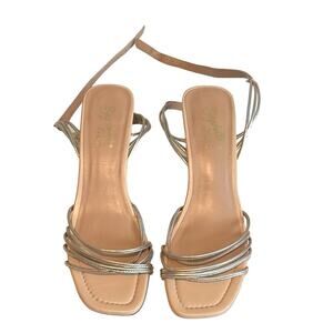 Seychelles starboard gold/ Vacchetta Metallic Leather- 7.5 M